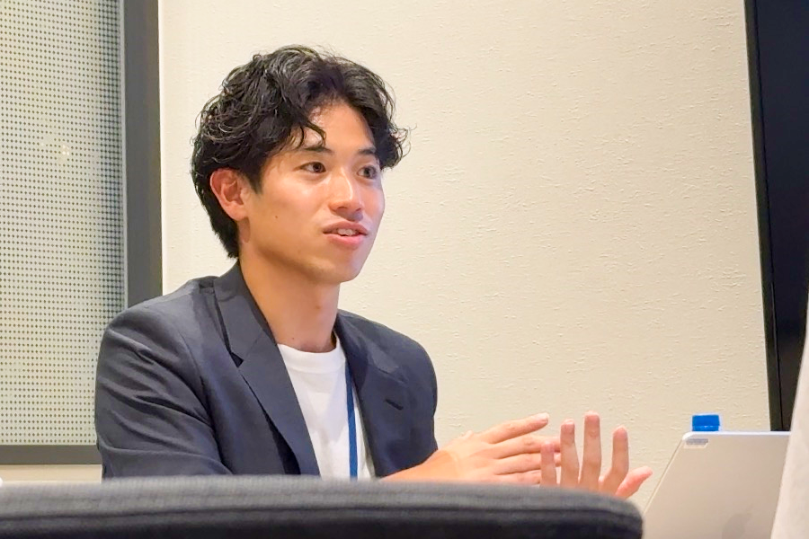 2026年10月に行ったハーブ健康本舗の3日間短期インターンシップの様子。