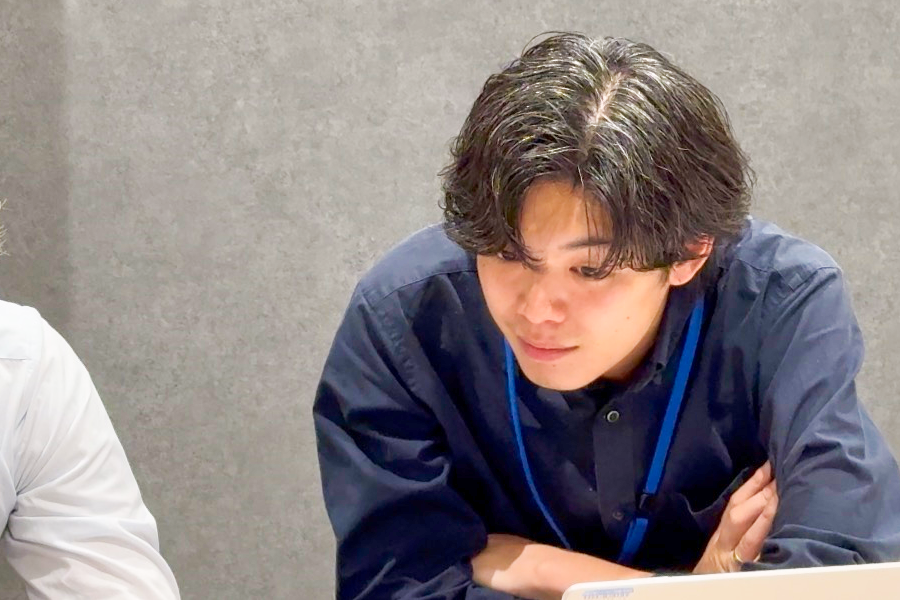2026年10月に行ったハーブ健康本舗の3日間短期インターンシップの様子。