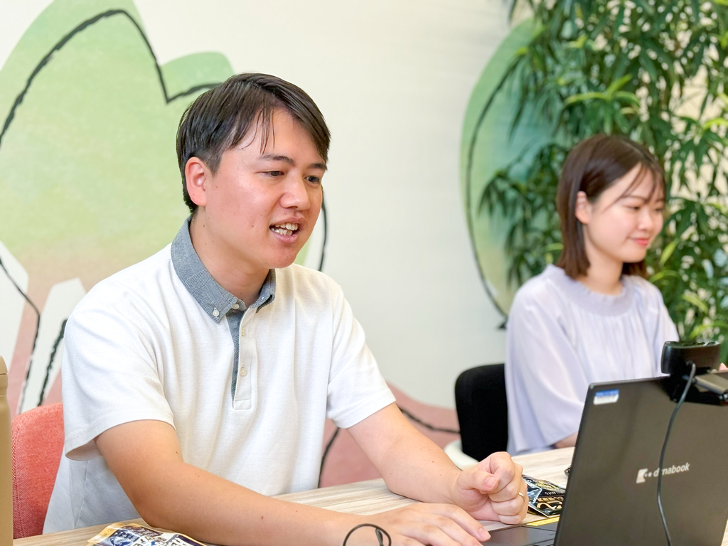 2026年7月に実施したハーブ健康本舗のオープンオフィスの様子。